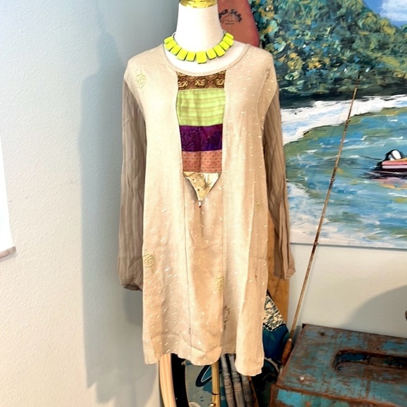 ⭐️VTG Staley Gretzinger, Unique Art to Wear Tunic,Excellent Condition,Size Large - Picture 1 of 13